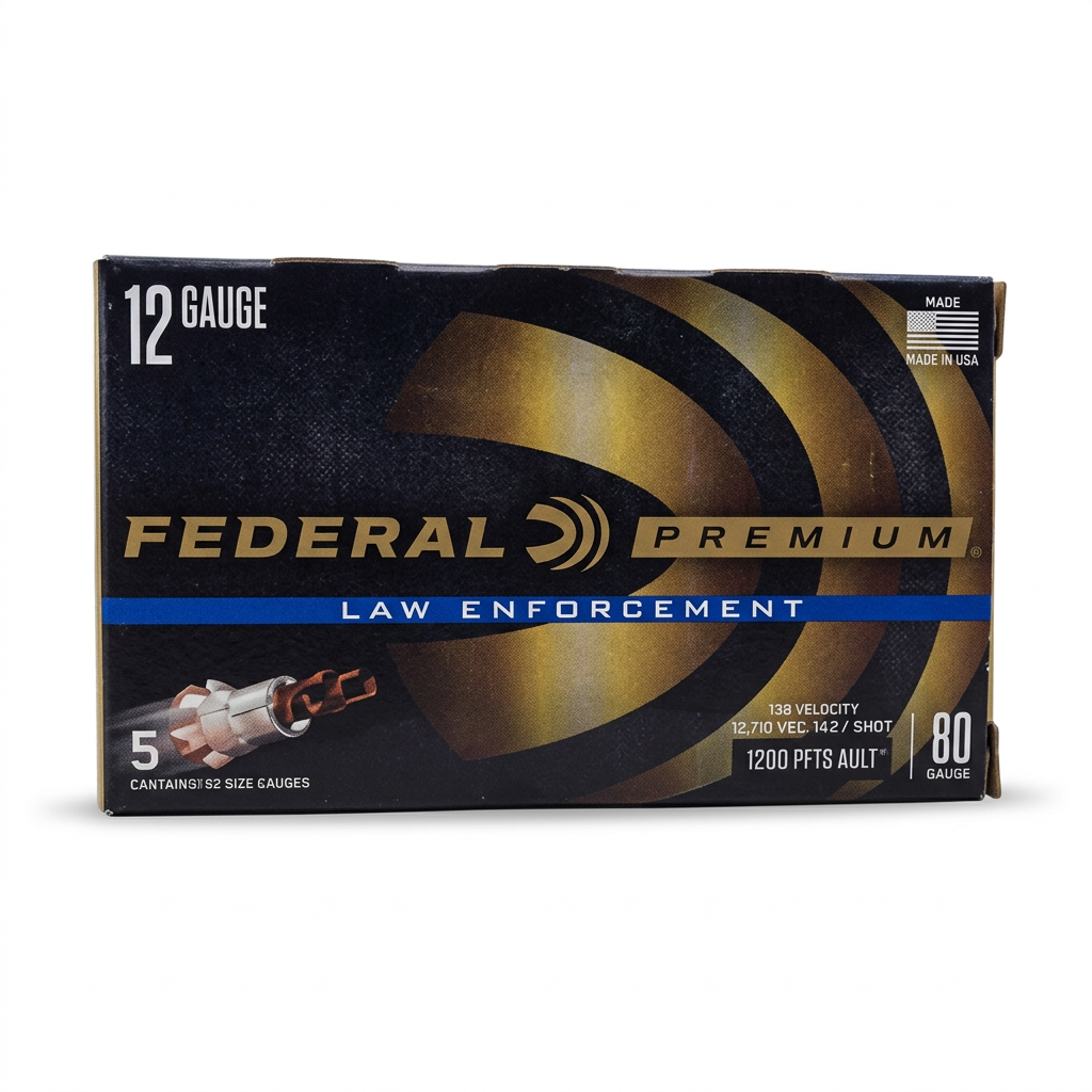 Federal Law Enforcement Tactical 12 Gauge 2.75" 9-Pellet 00 Buckshot - LE12700