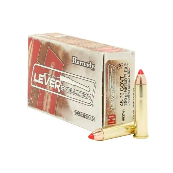 Hornady LEVERevolution 45-70 Gov 250gr MonoFlex - 82741