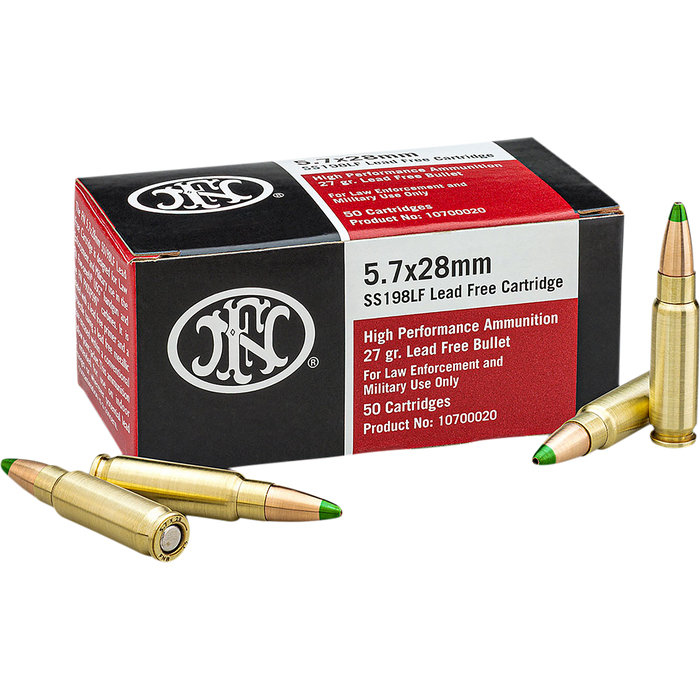 FN SS198LF 5.7x28mm 27gr Green Tip JHP - 10700020
