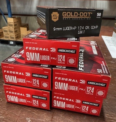 Federal AE9AP & Speer Gold Dot 9mm Training & Defense Bundle - 5x AE9AP + 1x 53617 (300rd)