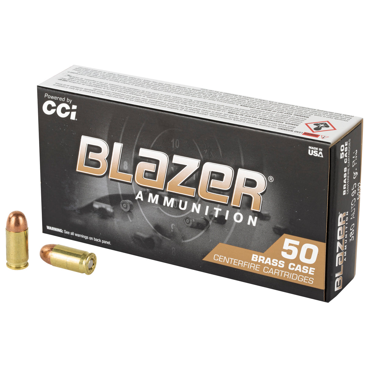 Blazer Brass 380 Auto 95gr FMJ 5202