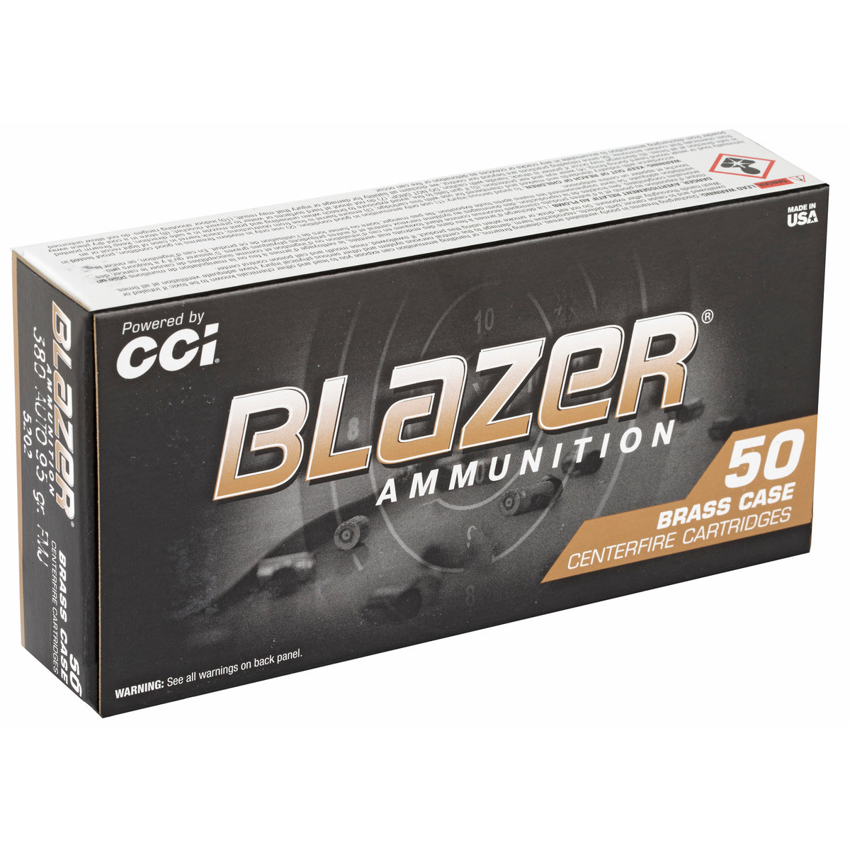 Blazer Brass 380 Auto 95gr FMJ 5202
