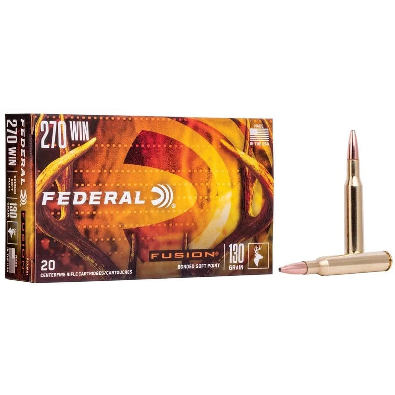 Federal Fusion 270 Win 130gr Bonded Soft Point - F270FS1