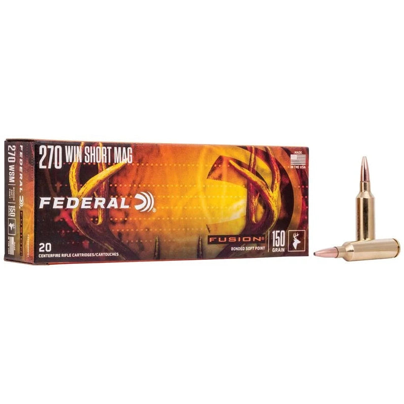 Federal Fusion 270 WSM 150gr Bonded Soft Point - F270WSMFS1
