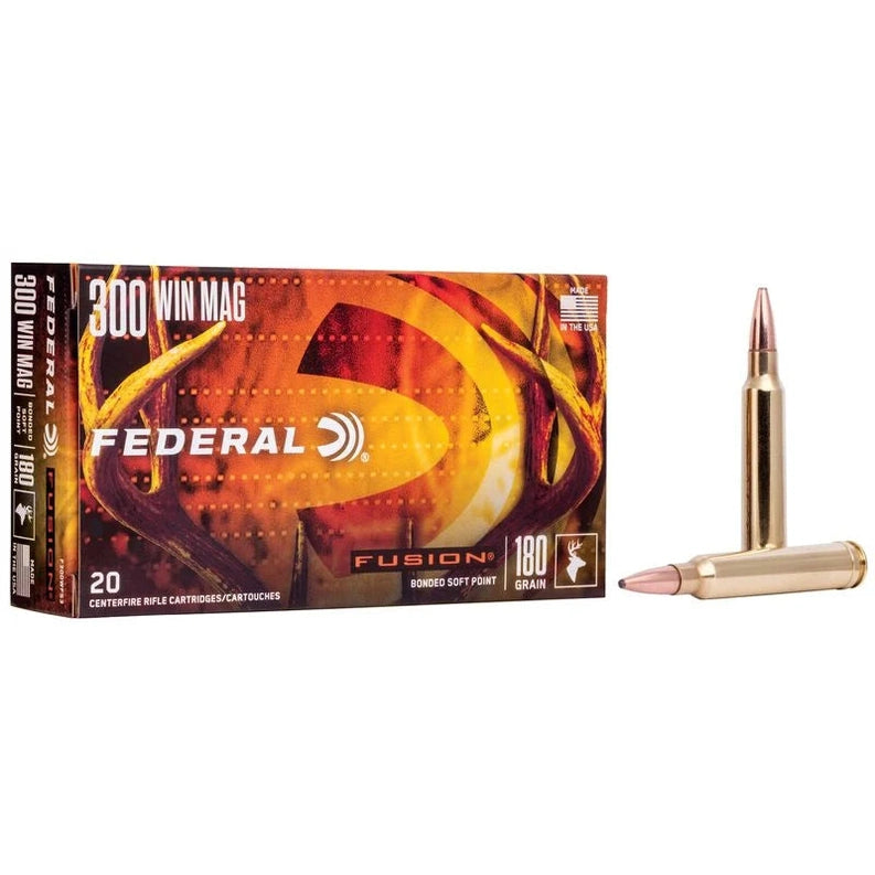 Federal Fusion 300 Win Mag 180gr Bonded Soft Point - F300WFS3