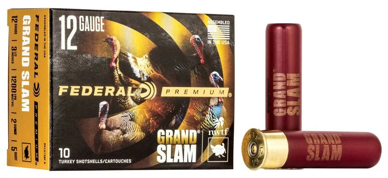 Federal Grand Slam 12 Gauge 3.5" #5 Shot Turkey Ammo - PFCX139F5