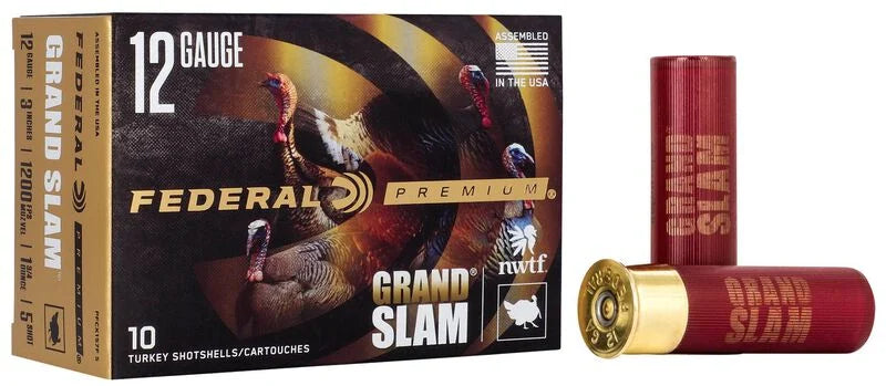 Federal Grand Slam 12 Gauge 3" #5 Shot Turkey Ammo - PFCX157F5
