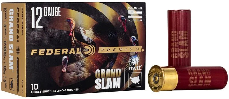 Federal Grand Slam 12 Gauge 3" #6 Shot Turkey Ammo - PFCX157F6