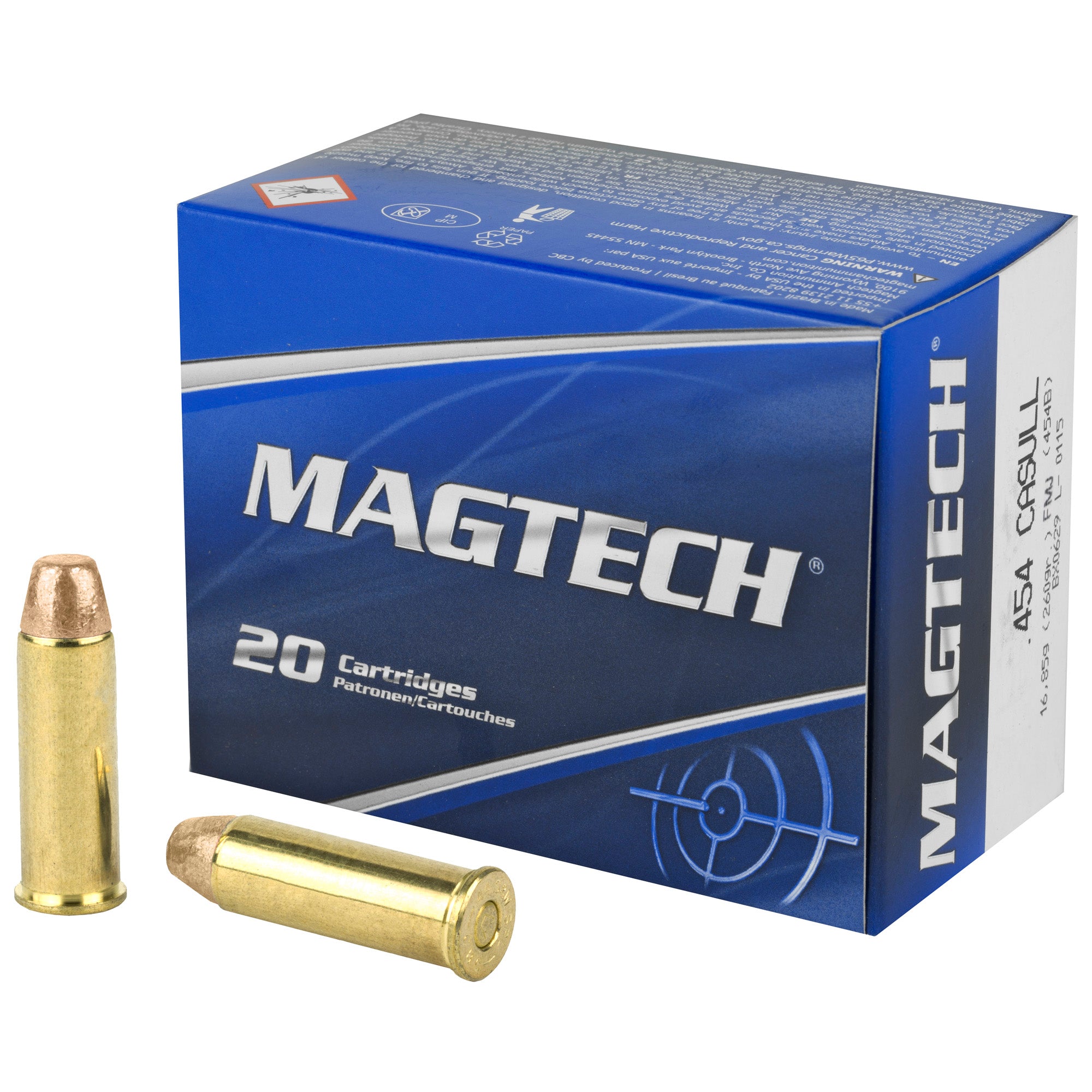 Magtech 454 Casull 260gr Semi JSP - 454A