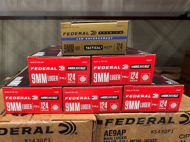 Federal 9mm Train & Defend Bundle - 5x AE9AP + 1x P9HST1 (300rds)